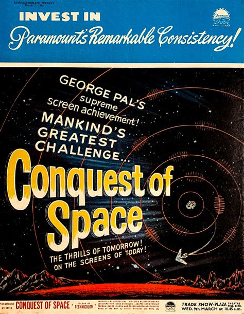 Conquest Of Space Paramount Movie Ad In The Bri Flickr