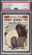 Topps Ernie Banks All Star Psa Nm Mt Pwcc A Weekly