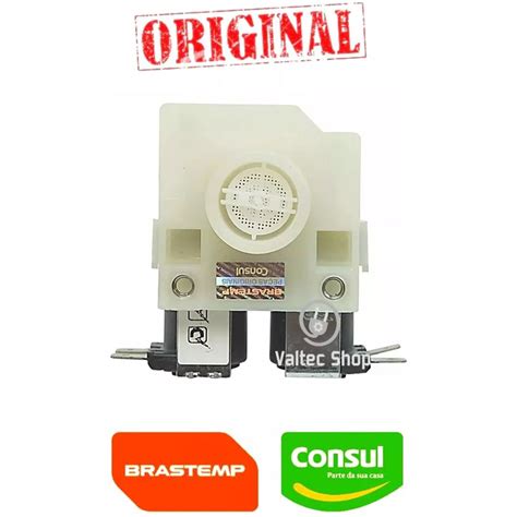 Válvula Entrada Água Brastemp Consul 6 8 9 10 11kg 220v Original no