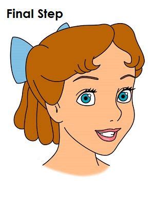 How To Draw Wendy Darling Peter Pan Disney Drawing Tutorial Peter