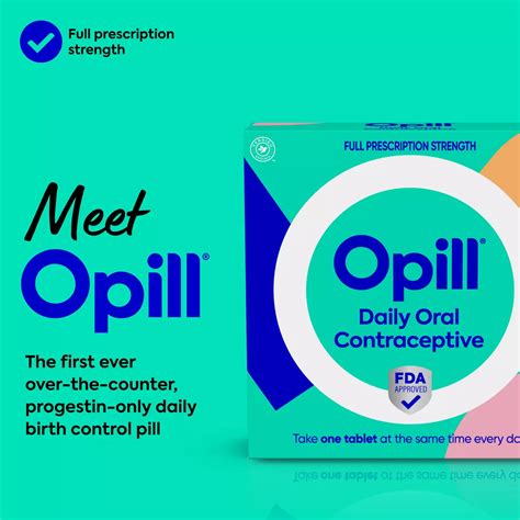 Opill Daily Oral Contraceptive Norgestrel Tablets 0 075 Mg Shop