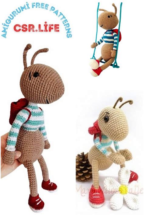 Cute Ant Amigurumi Free Crochet Pattern Csr Life Half Double Crochet