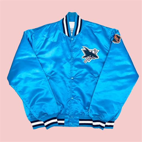 San Jose Sharks 1991 Center Ice Starter Jacket AirBorne Jacket