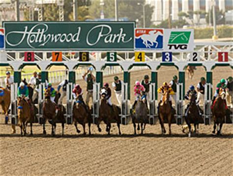 HorseRacing Art: Hollywood park horse racing