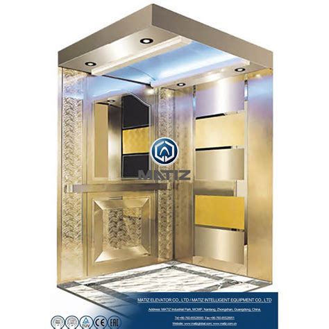 Vvvf Energy Saving Observation Glass Residential Passenger Elevator