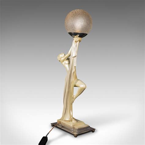 Antiques Atlas Vintage Figural Table Lamp English Desk Light