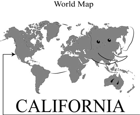 Funny maps: A funny map of the world