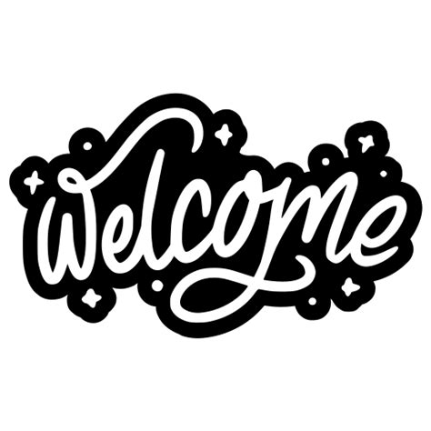 Welcome Door Vinyl Decal Welcome Front Door Sticker Welcome Door