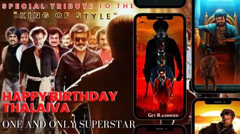 Thalaivar Birthday Special Mashup Tribute To Superstar Rajinikanth