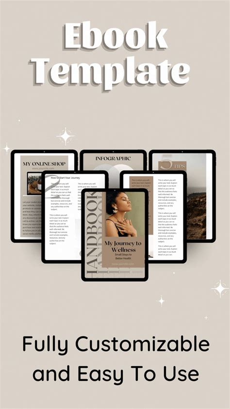 Ebook Template Canva Work Book Template Lead Magnet Blogger Template