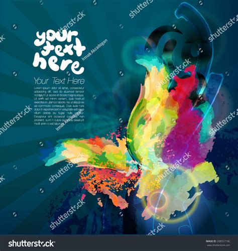 Abstract Background For Text Stock Vector Illustration 208557196 ...