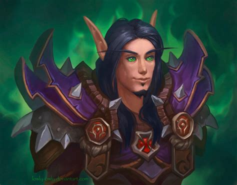 Comm Blood Elf Warlock By Lowly Owly On Deviantart