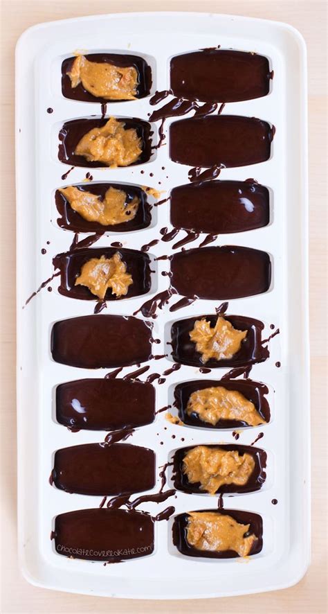 Chocolate Peanut Butter Cups – In An Ice Cube Tray! Ice Cube Tray Candy ...