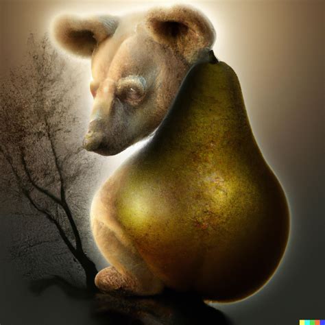 a pear bear : r/dalle2