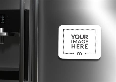 Fridge Magnet Large Mockup Generator Mediamodifier