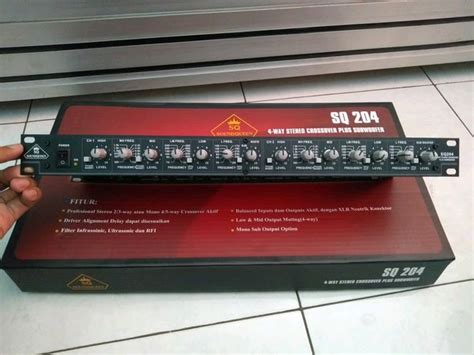 Jual Crossover Aktif Soundqueen Sq Way Plus Subwoofer Di Lapak