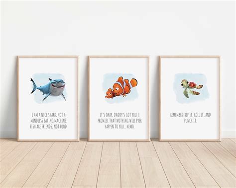 Finding Nemo Quote Prints – Funky Print Factory