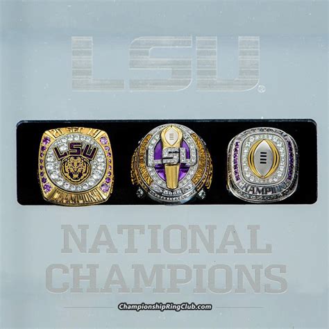 2019 Lsu Tigers National Championship Rings