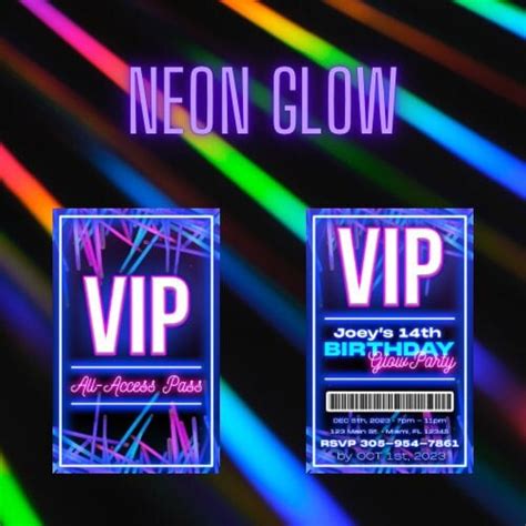 Custom Vip Passes Plastic Pvc Party Invites Sweet 16 Quinceanera Mitzvah Passes Invitations