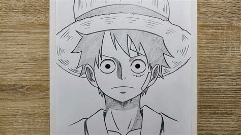 How To Draw Luffy Step By Step For Beginners One Piece Youtube