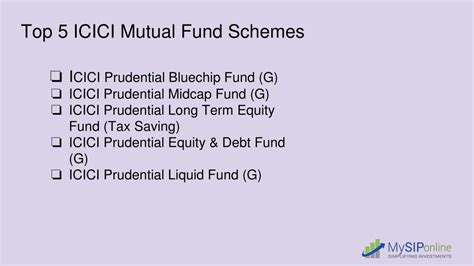 Ppt Choose Top Icici Mutual Fund Schemes Powerpoint Presentation