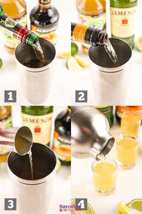 Green Tea Shot Drink How To Make Jameson Green Tea Shot Savoring