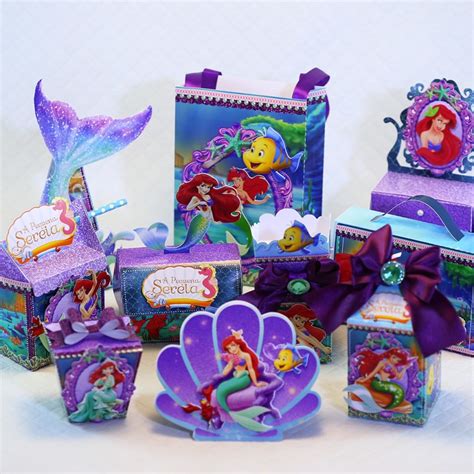 Kit Festa Pequena Sereia Itens Elo Produtos Especiais