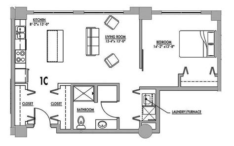 1 Bedroom Loft Floor Plans - floorplans.click