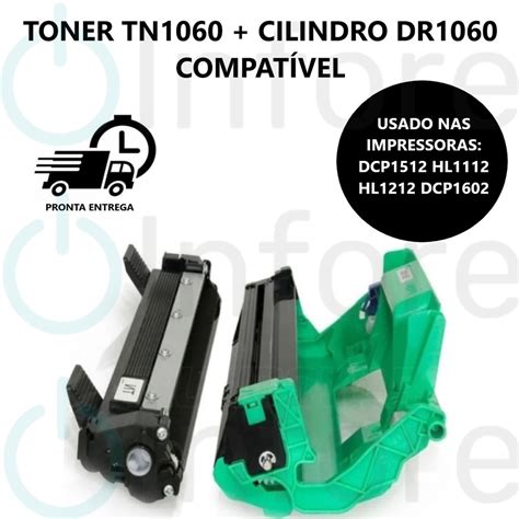 Cilindro Fotocondutor Dr Toner Tn Compat Vel Dcp Dcp