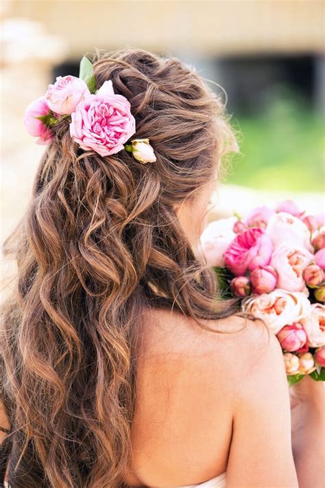 Brautfrisur halboffen für lange Haare 30 Ideen Hochzeitskiste