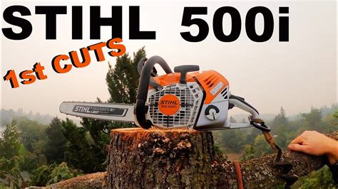 STIHL 500i FIRST CUTS 1st THOUGHTS YouTube