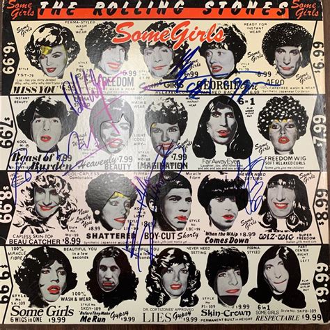 Rolling Stones Some Girls Album Cover