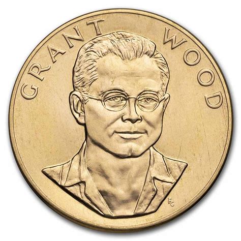 U S Mint 1 Oz Gold Commemorative Arts Medal Grant Wood Walmart