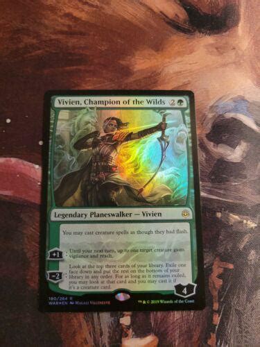 Vivien Champion Of The Wilds [foil] Prices Magic War Of The Spark Magic Cards