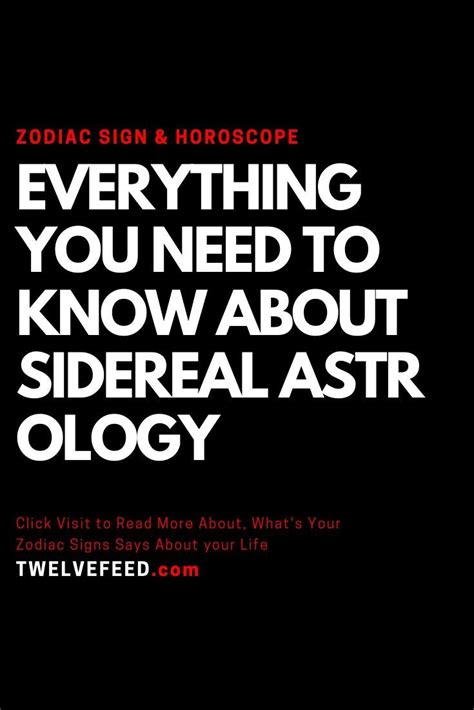 Everything You Need To Know About Sidereal Astrology Artofit