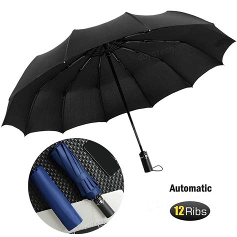 Ribs Automatic Large Umbrella Auto Open Close Business Office