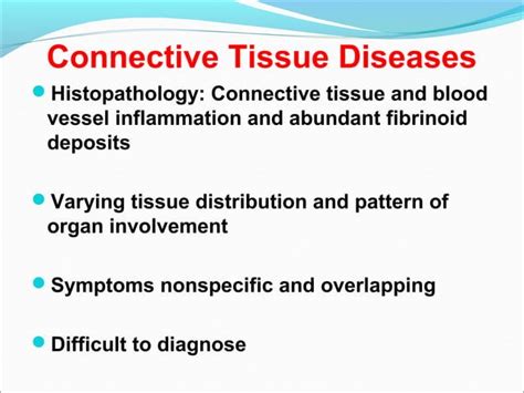 Connective Tissue Diseases 7 Ppt Free Download