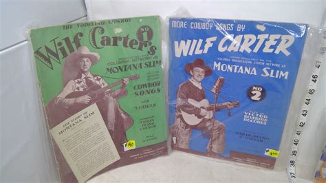 WILF CARTER COWBOY SONG BOOKS (3) - Schmalz Auctions