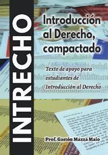 Intrecho introducción al Derecho compactado Texto de apoyo para