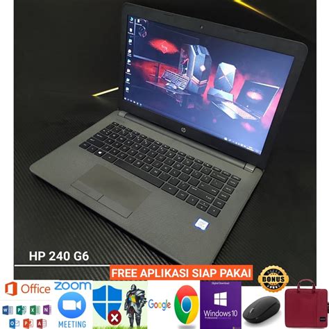 Jual Laptop Hp 240 G6 Intel Core I3 Gen 7 Ram 8gb Ssd 128gbhdd 1tb Windows 10 Shopee Indonesia