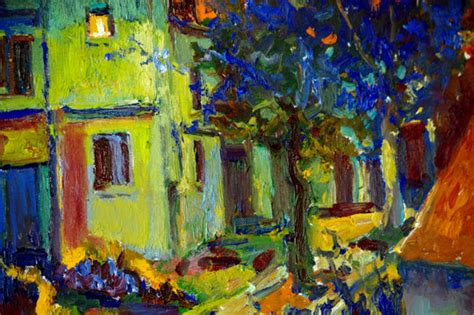 Colors Of Midnight Houses In Washington Dc By Suren Nersisyan Oil