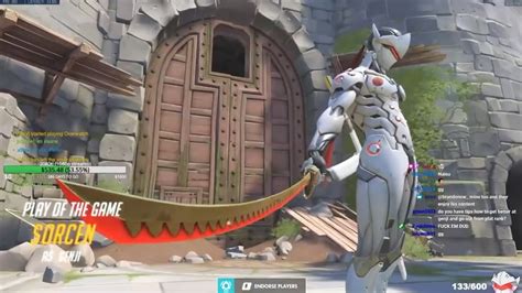 Overwatch Fastest Genji Necros Destryoing Enemy Team As Buffed Genji