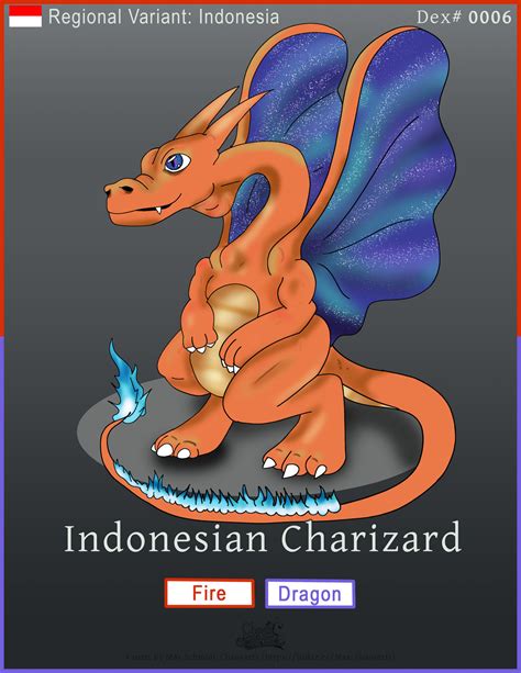 Indonesian Charizard (Fire/Dragon) by ChaosArts on DeviantArt