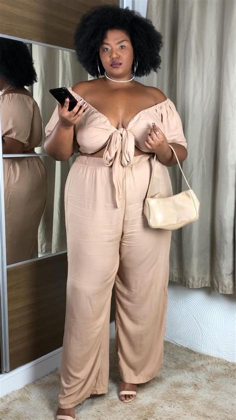 Looks Em Tons De Nude Plussize Looknude Moda