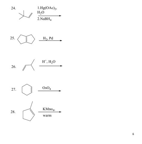 Solved Hg Oac H O Nabh H Pd H H Chegg