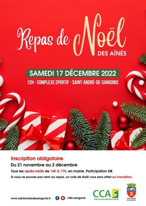 Repas De No L Des A N S Les Inscriptions Sont Ouvertes Mairie