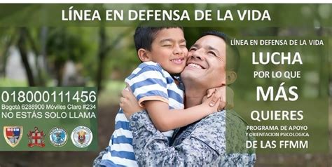 Línea en Defensa de la Vida Atención psicológica para militares