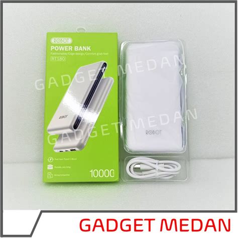 Jual Powerbank Robot Mah Rt Dual Input Port Type C Micro Usb