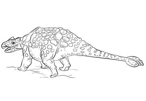 Ankylosaurus Coloring Games Coloringgames