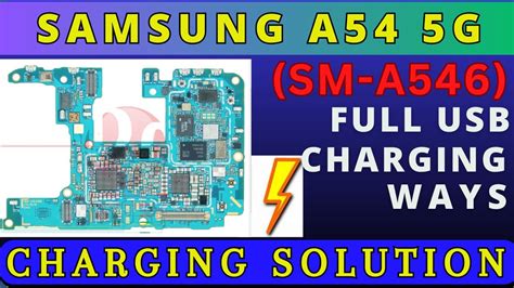 Samsung A54 5g Sm A546 Charging Not Working Problem Solution Usb Ways Jumper Schematic